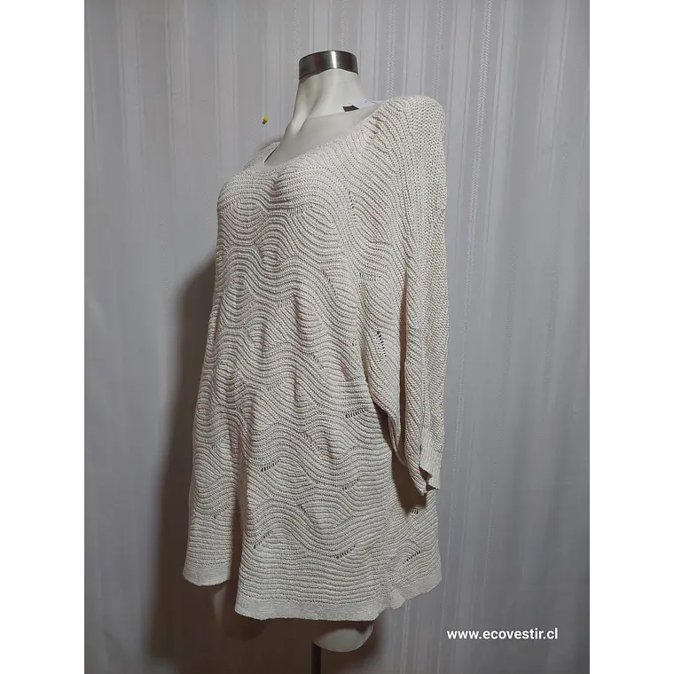 SWEATER BLANCO INVIERNO J.Jll TALLA XL 3