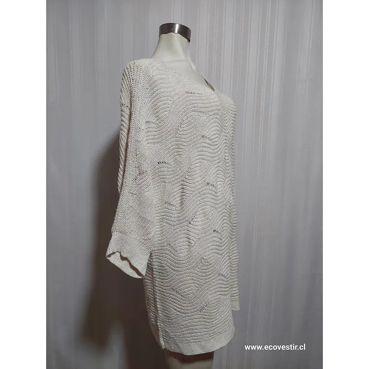 SWEATER BLANCO INVIERNO J.Jll TALLA XL 2