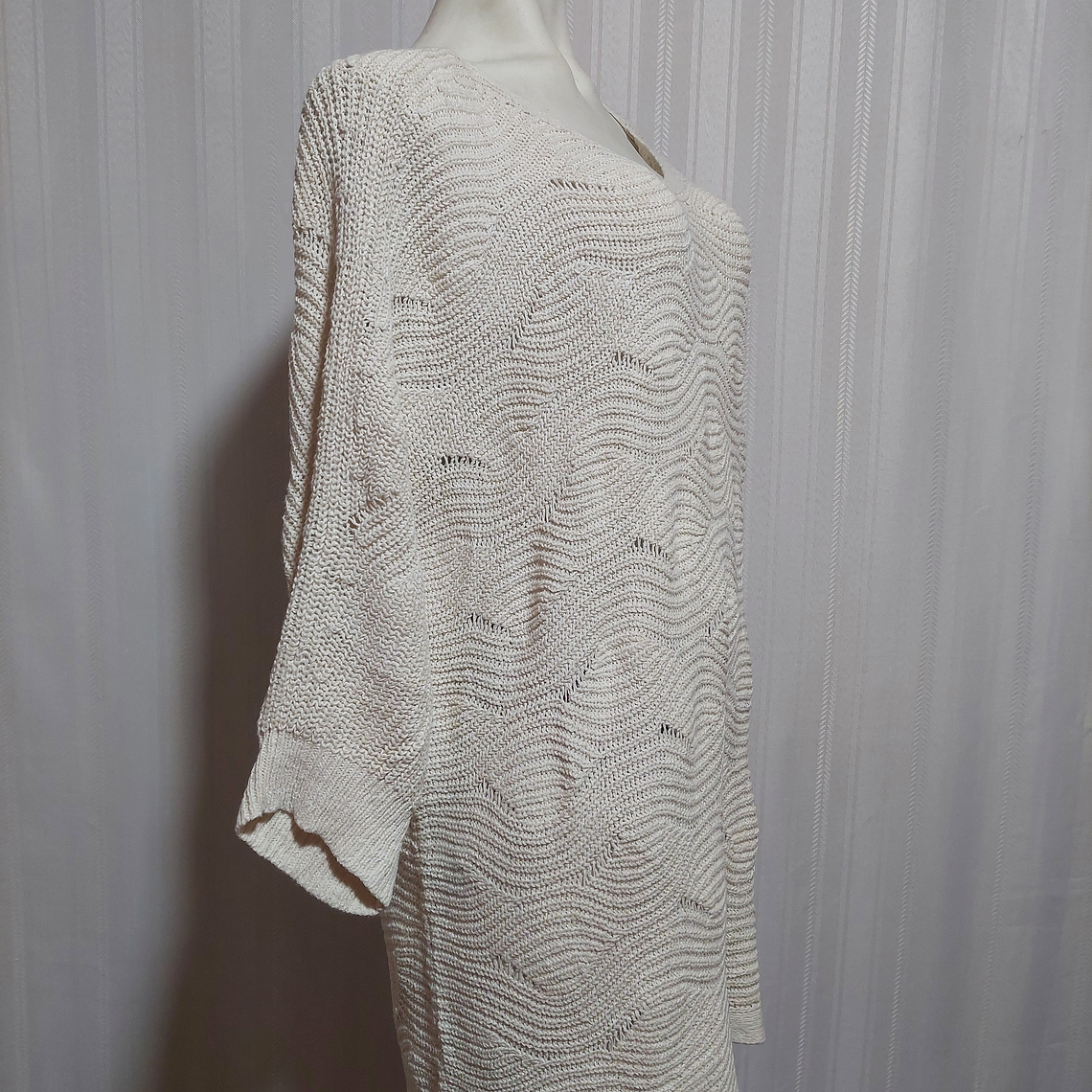 SWEATER BLANCO INVIERNO J.Jll TALLA XL 2