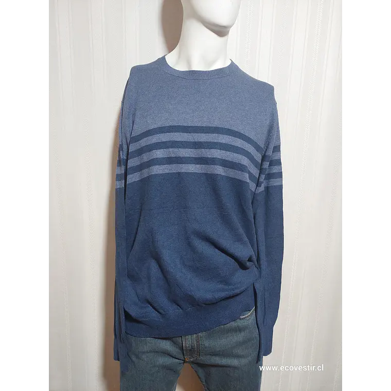 SWEATER CASUAL AZUL GEORGE TALLA XL 1