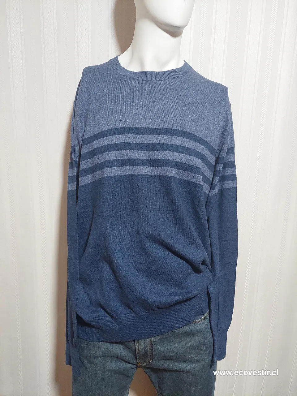 SWEATER CASUAL AZUL GEORGE TALLA XL 1