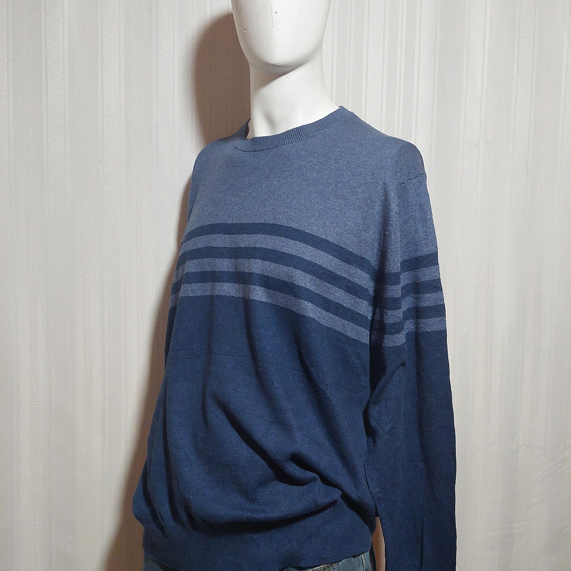 SWEATER CASUAL AZUL GEORGE TALLA XL 2