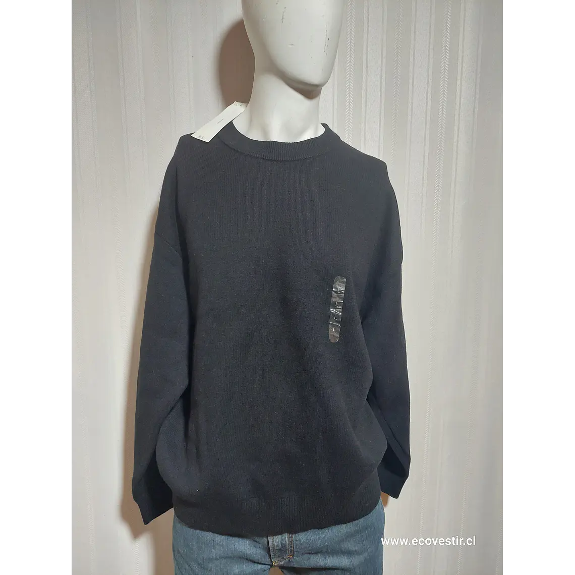 SWEATER NEGRO CELIO TALLA L 2