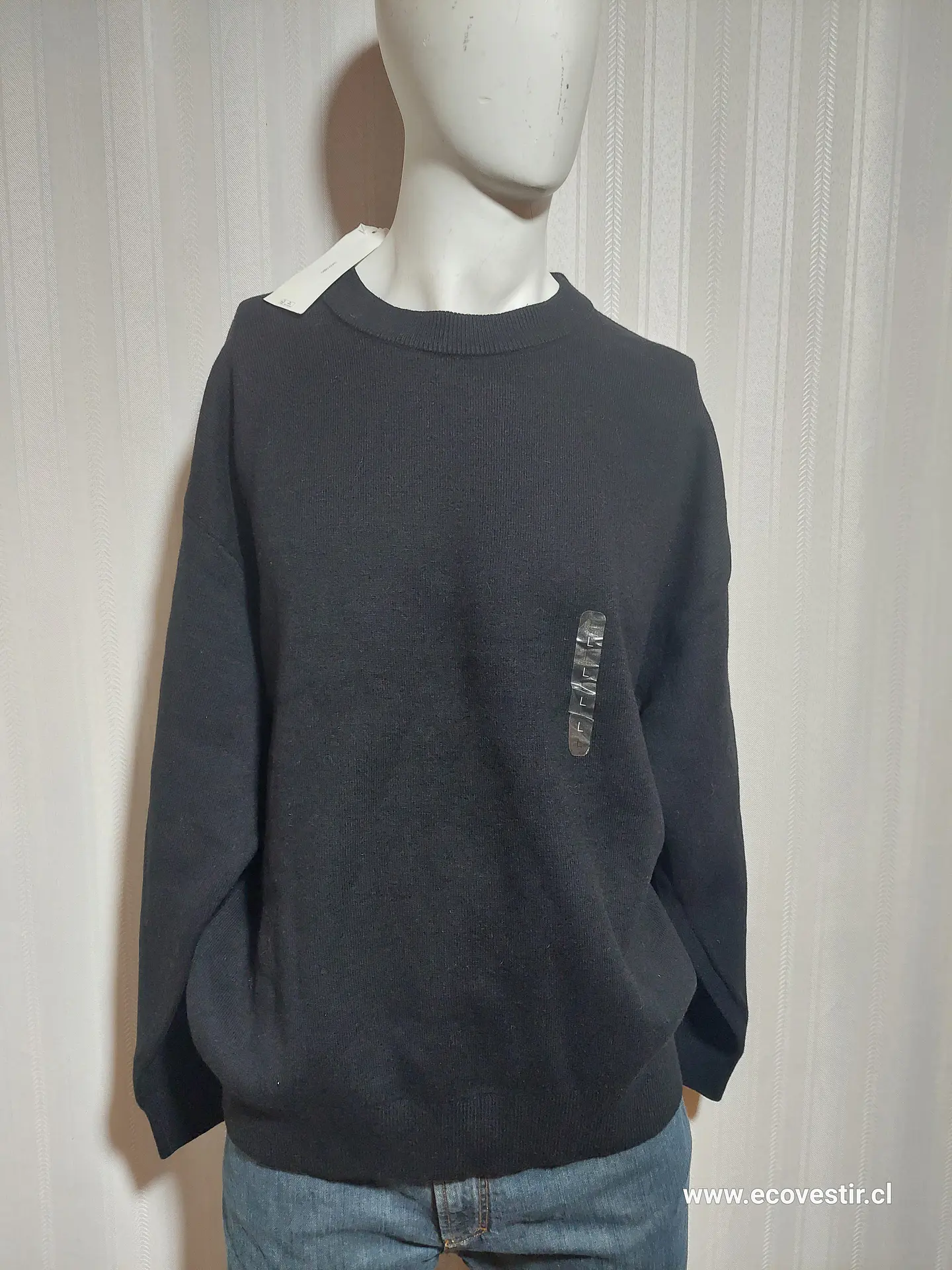 SWEATER NEGRO CELIO TALLA L 2