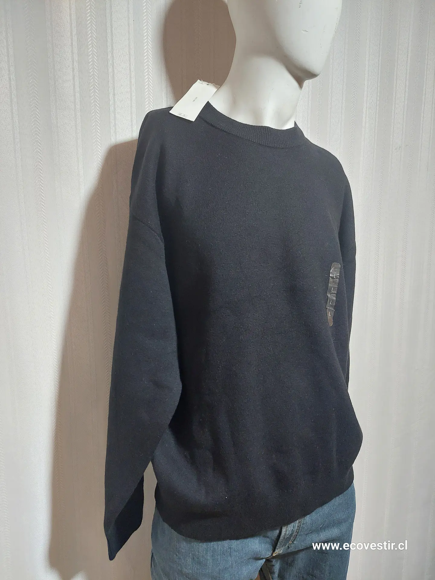 SWEATER NEGRO CELIO TALLA L 3