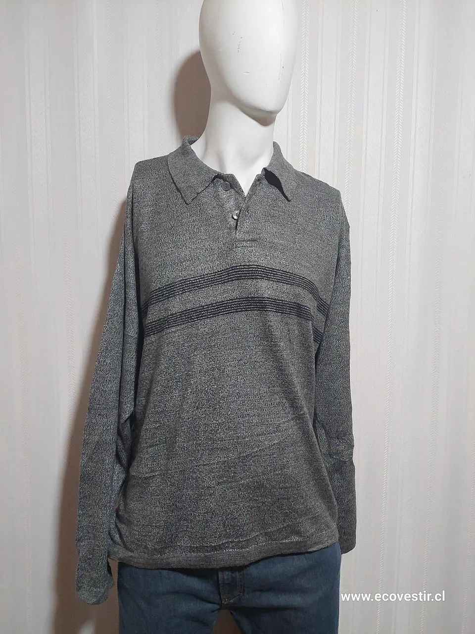 SWEATER GRIS M.E. SPORT TALLA L 1