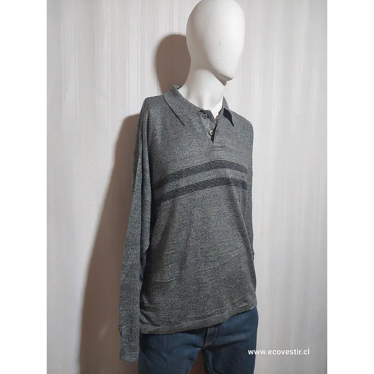 SWEATER GRIS M.E. SPORT TALLA L 2