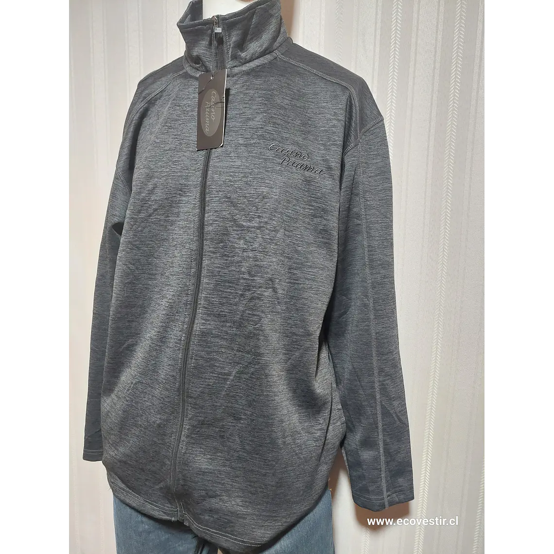 CHAQUETA DEPORTIVA GRIS CASINO PAUMA TALLA XXL 3