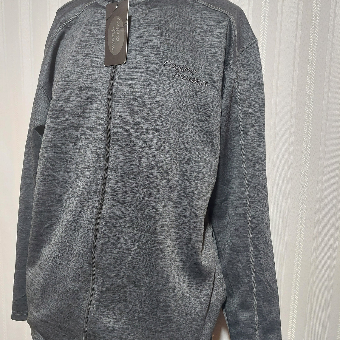 CHAQUETA DEPORTIVA GRIS CASINO PAUMA TALLA XXL 3