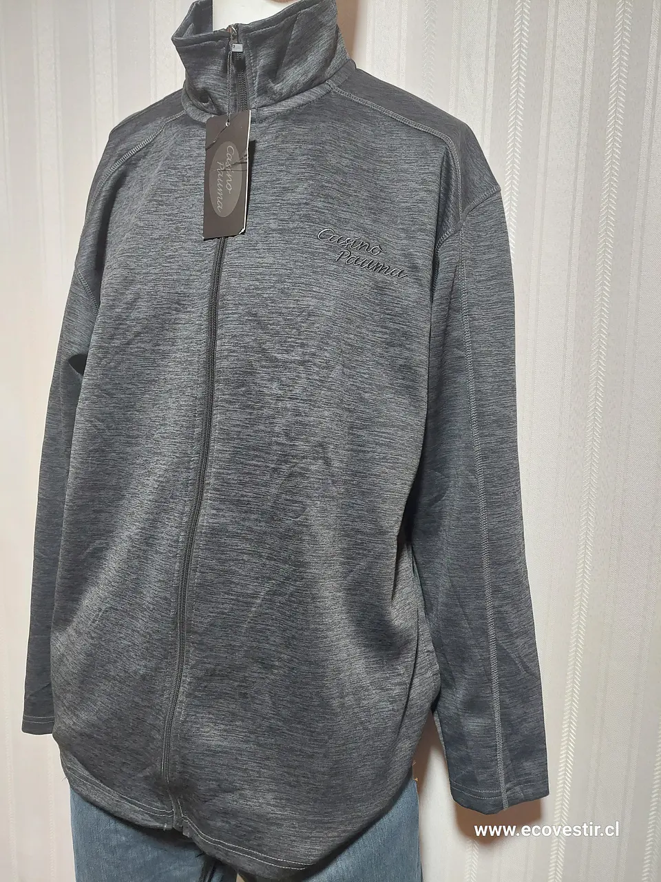 CHAQUETA DEPORTIVA GRIS CASINO PAUMA TALLA XXL 3