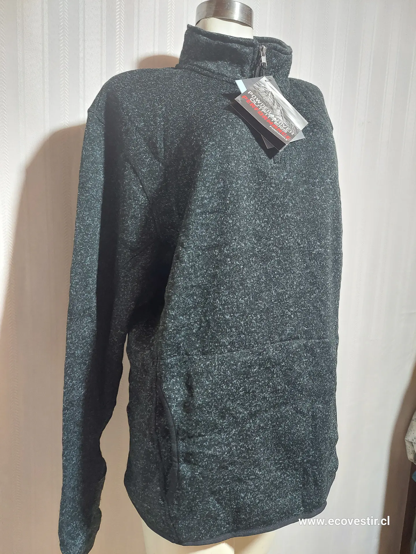 POLERON GRIS POWDER RIVER TALLA XXL 3