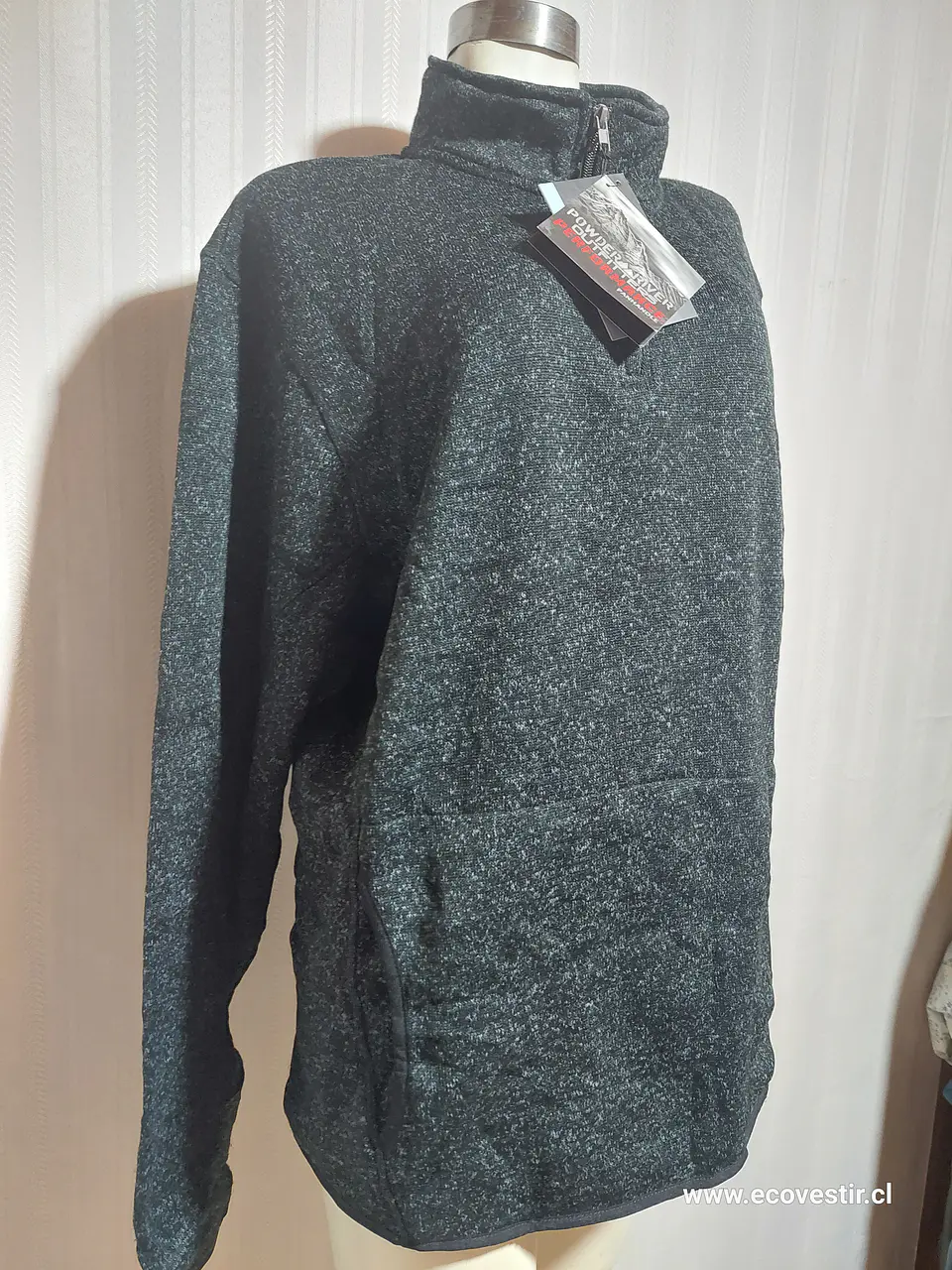 POLERON GRIS POWDER RIVER TALLA XXL 3