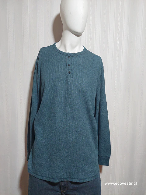POLERA VERDE GEORGE TALLA XXL