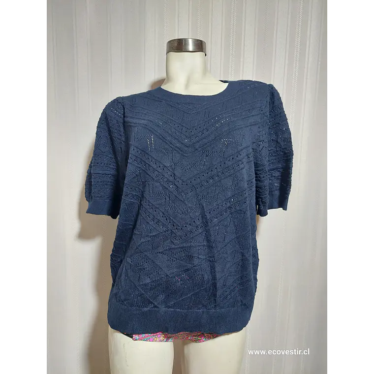 SWEATER M/C AZUL LOFT TALLA XL 1