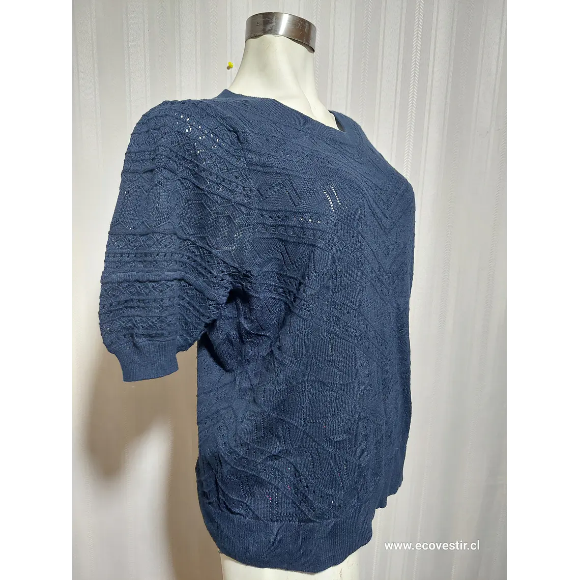 SWEATER M/C AZUL LOFT TALLA XL 2