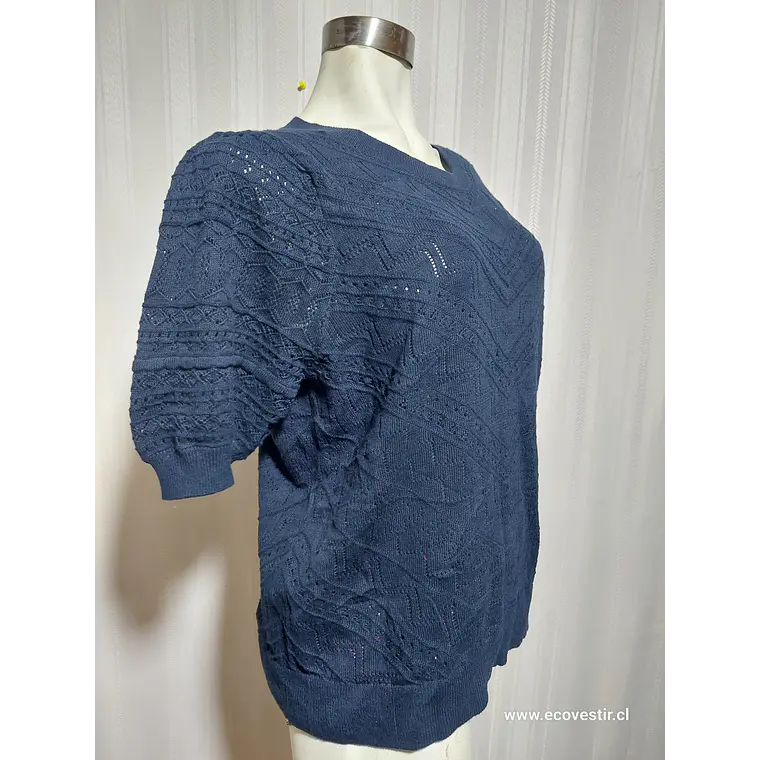 SWEATER M/C AZUL LOFT TALLA XL 2