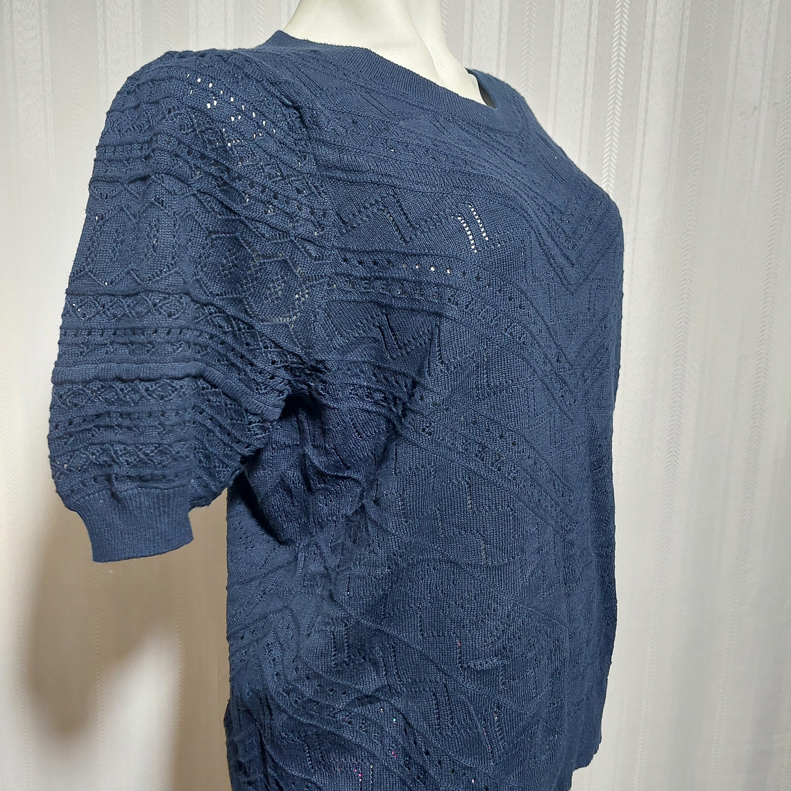 SWEATER M/C AZUL LOFT TALLA XL 2
