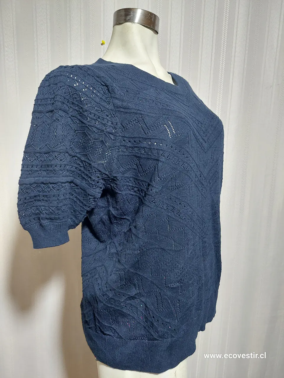 SWEATER M/C AZUL LOFT TALLA XL 2