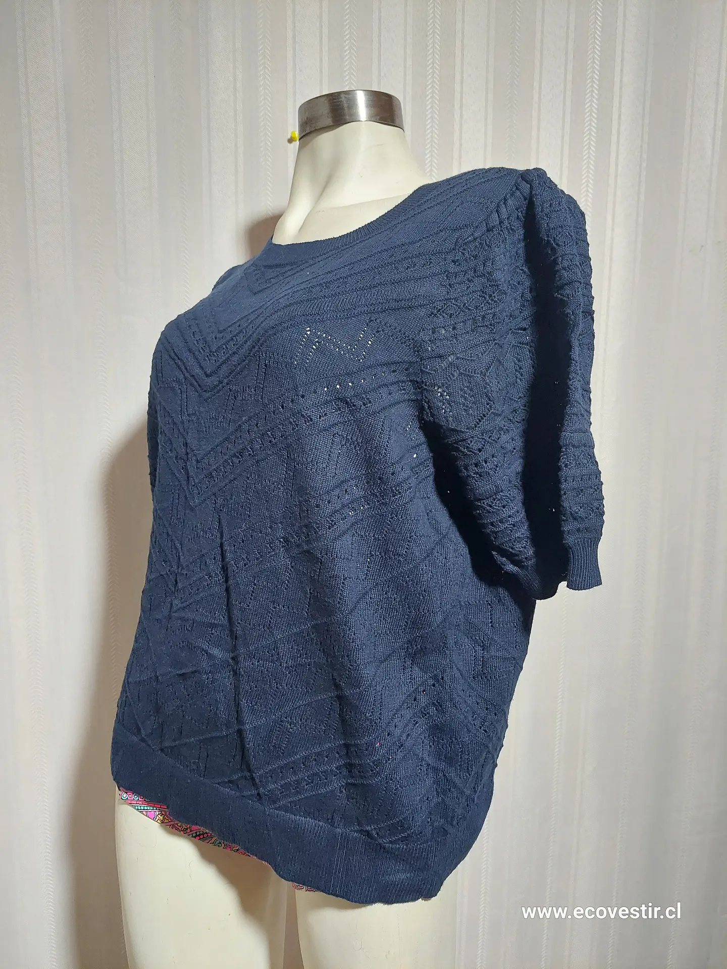SWEATER M/C AZUL LOFT TALLA XL 3