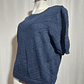SWEATER M/C AZUL LOFT TALLA XL - Miniatura 3