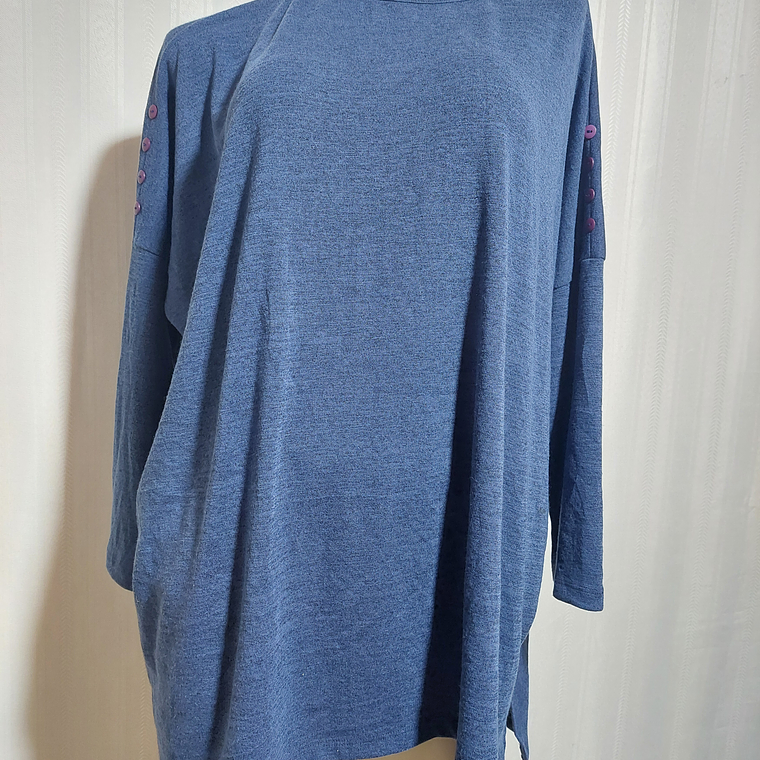 SWEATER AZUL CLARA SUN WOO TALLA XL 1