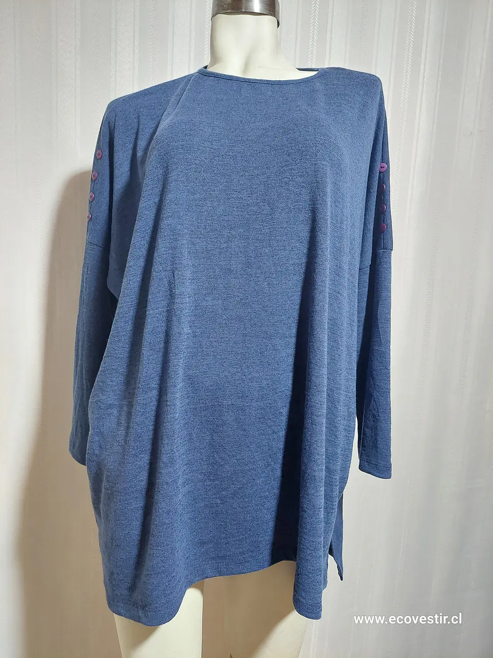 SWEATER AZUL CLARA SUN WOO TALLA XL 1
