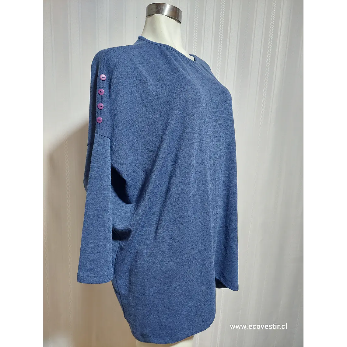 SWEATER AZUL CLARA SUN WOO TALLA XL 2
