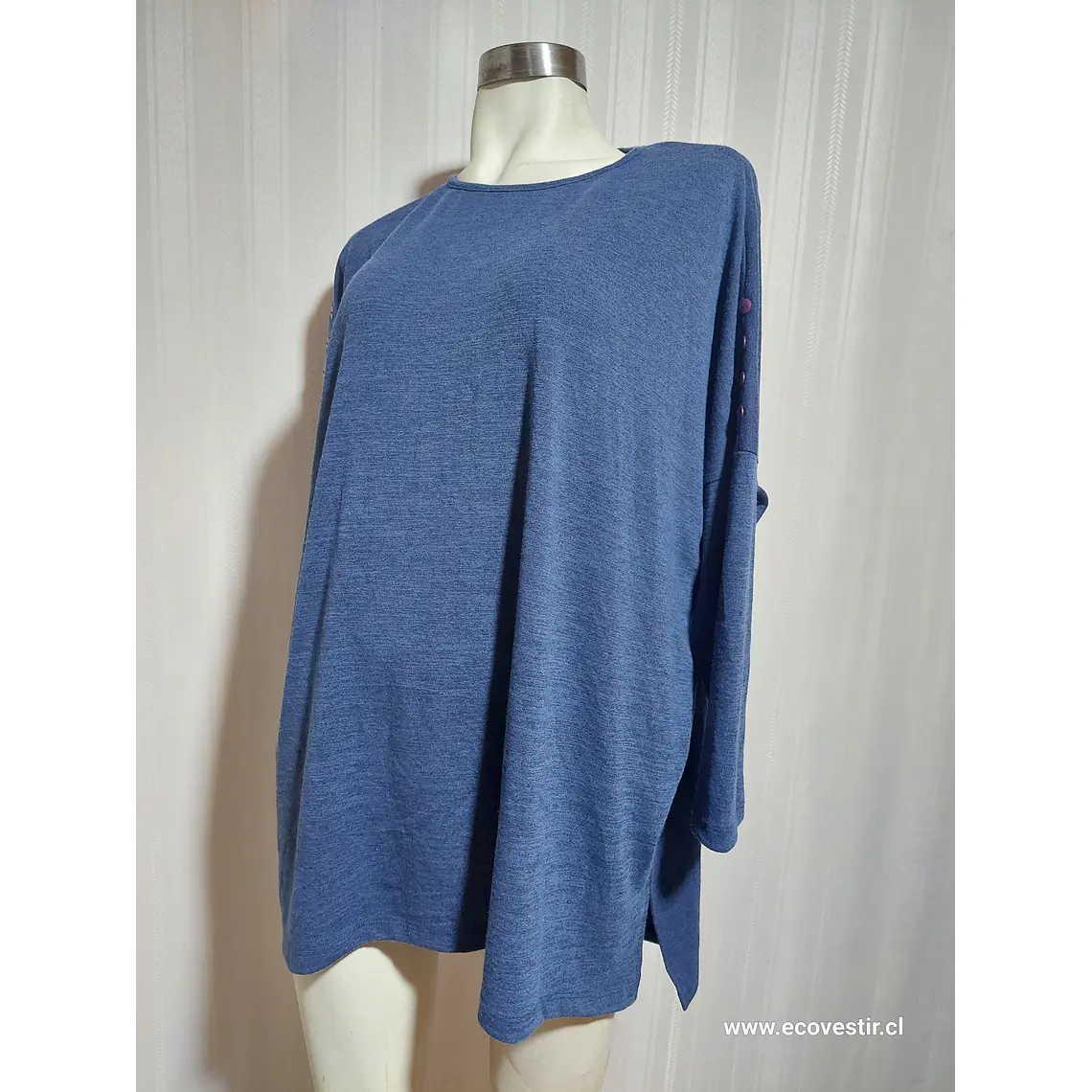 SWEATER AZUL CLARA SUN WOO TALLA XL 3
