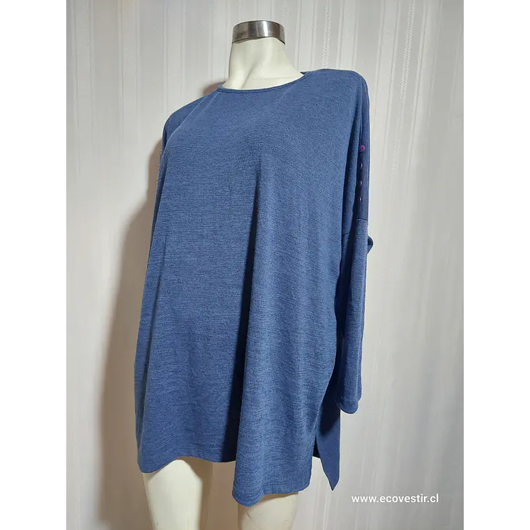 SWEATER AZUL CLARA SUN WOO TALLA XL 3