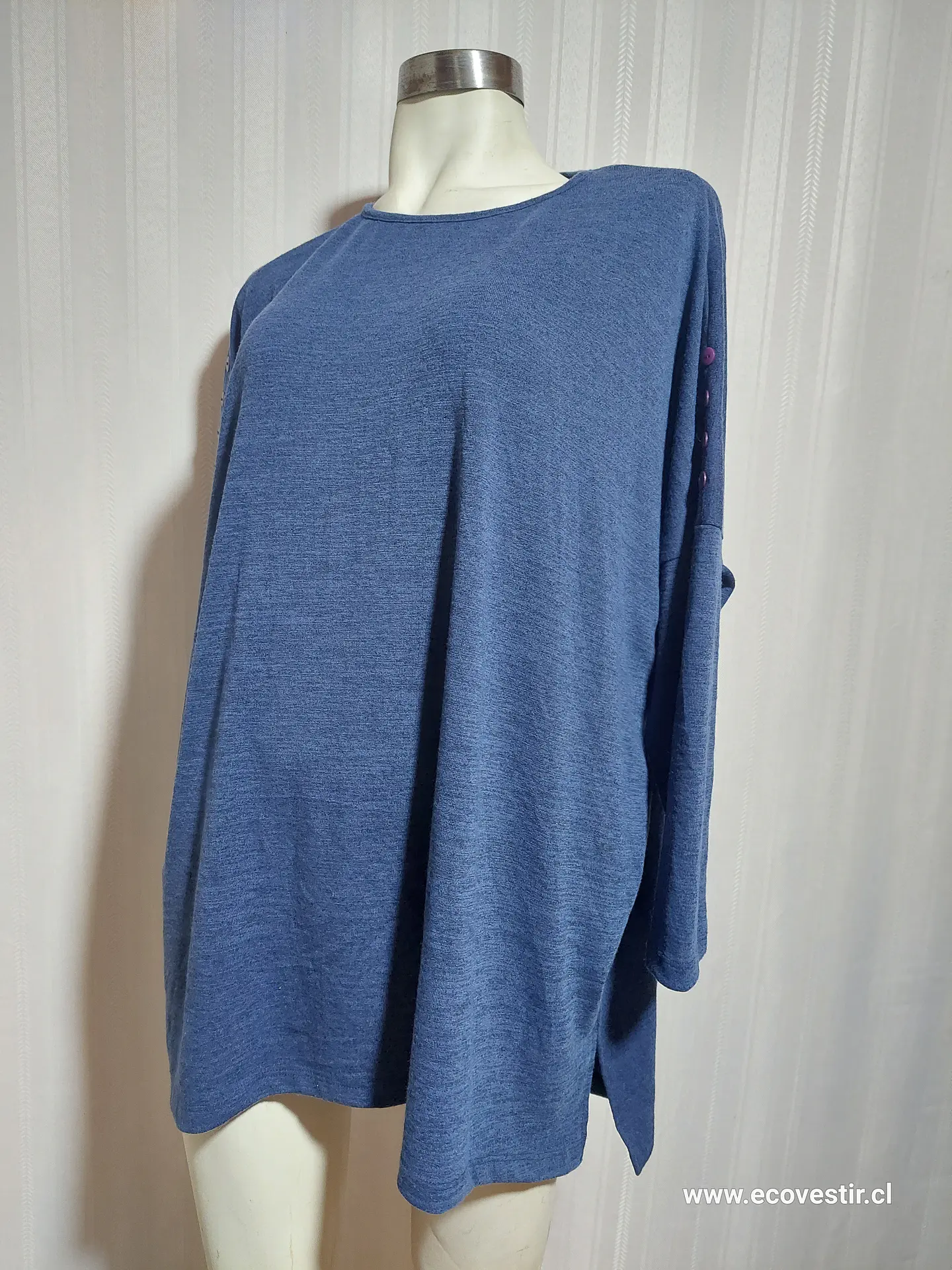 SWEATER AZUL CLARA SUN WOO TALLA XL 3