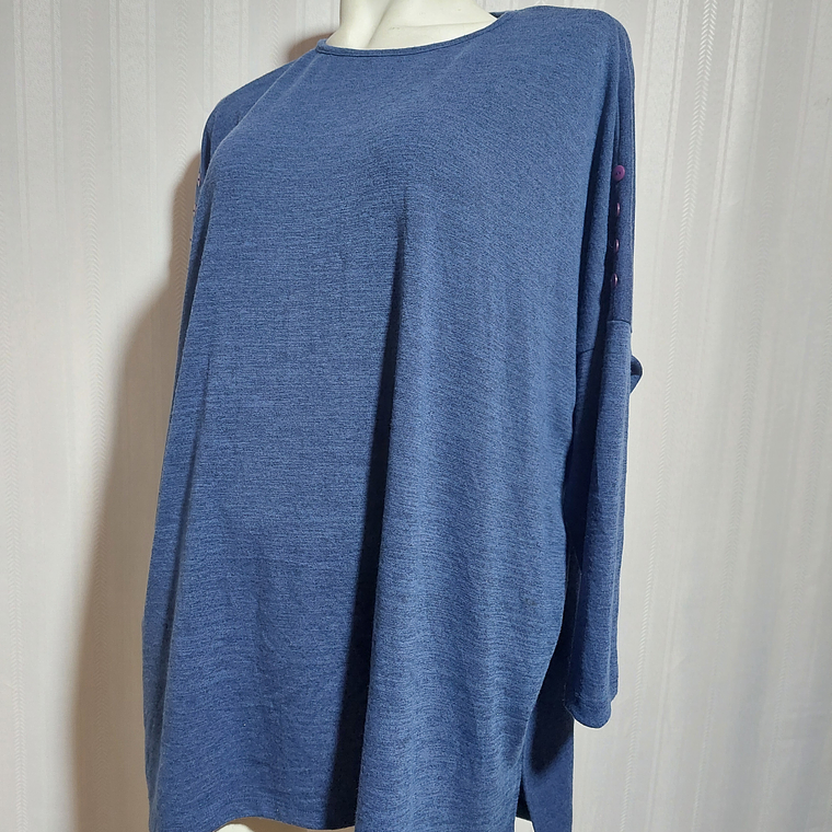 SWEATER AZUL CLARA SUN WOO TALLA XL 3