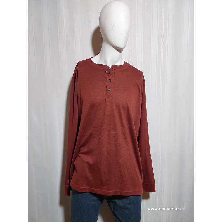 POLERA GRANATE CROFT & BARROW TALLA XXL 2