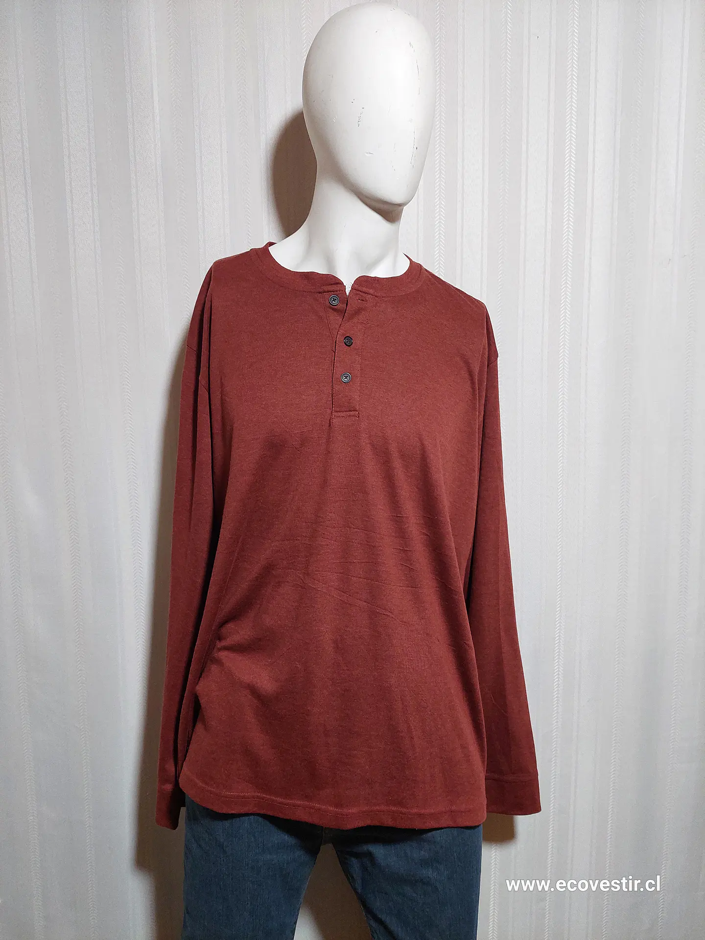 POLERA GRANATE CROFT & BARROW TALLA XXL 2