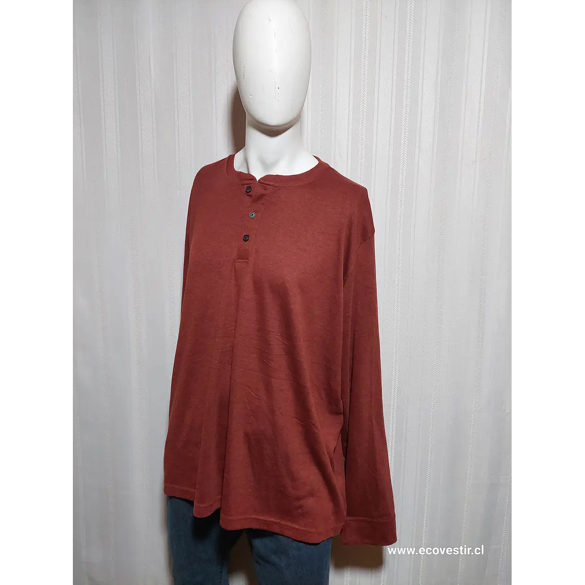 POLERA GRANATE CROFT & BARROW TALLA XXL 1