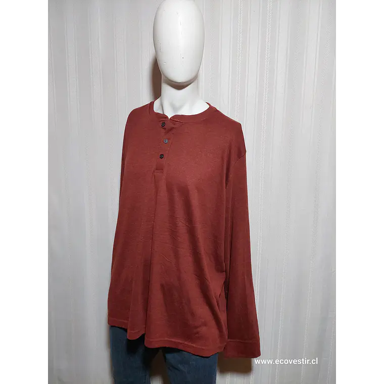 POLERA GRANATE CROFT & BARROW TALLA XXL 1