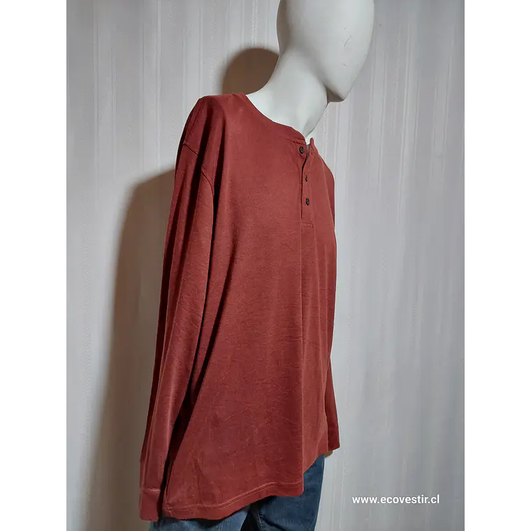 POLERA GRANATE CROFT & BARROW TALLA XXL 3