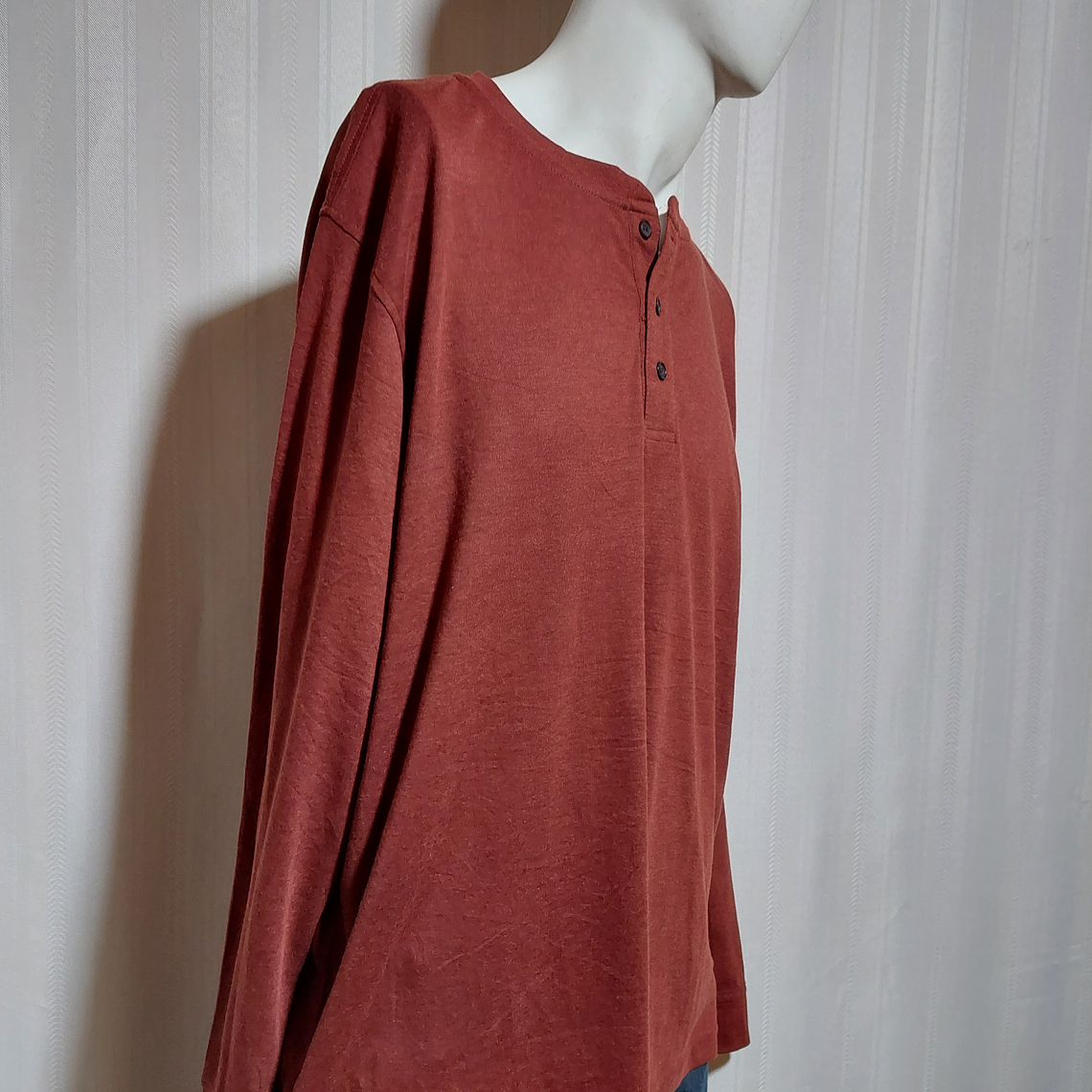 POLERA GRANATE CROFT & BARROW TALLA XXL 3