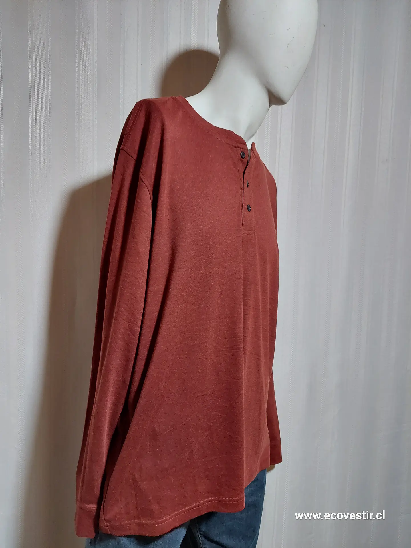 POLERA GRANATE CROFT & BARROW TALLA XXL 3