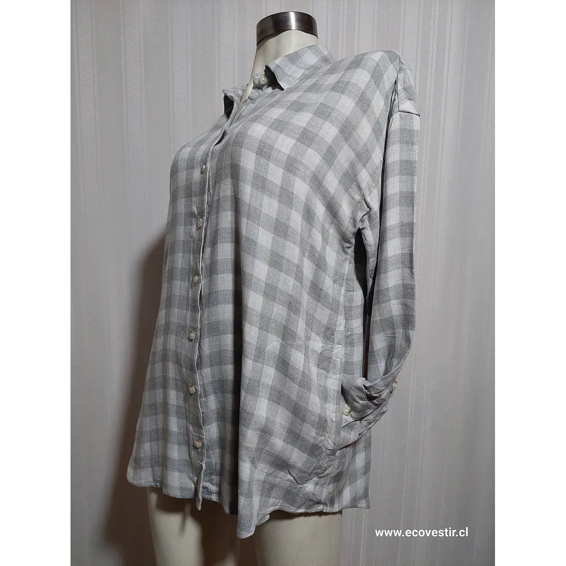 BLUSA GRIS J.Jill TALLA XL 3