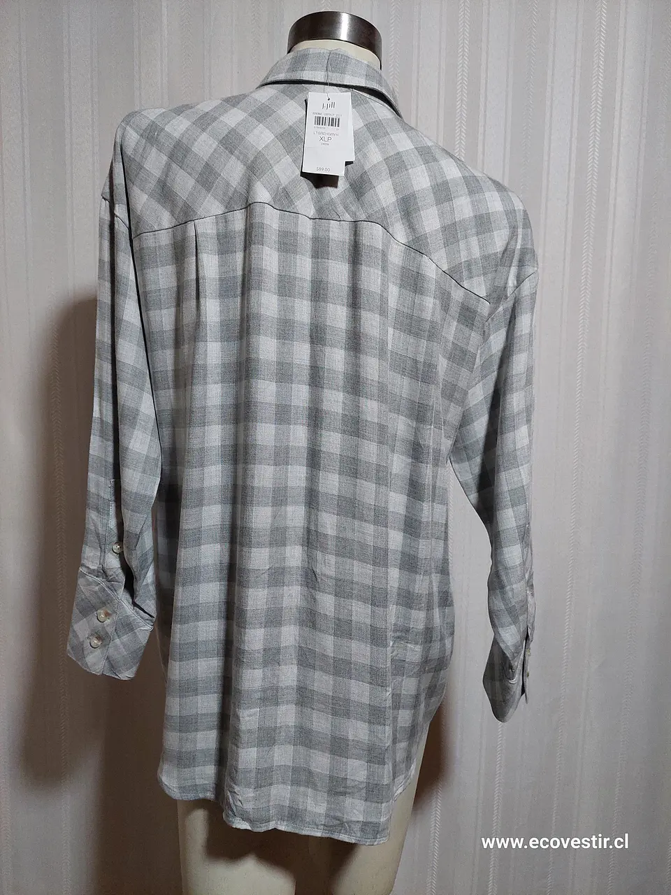 BLUSA GRIS J.Jill TALLA XL 4
