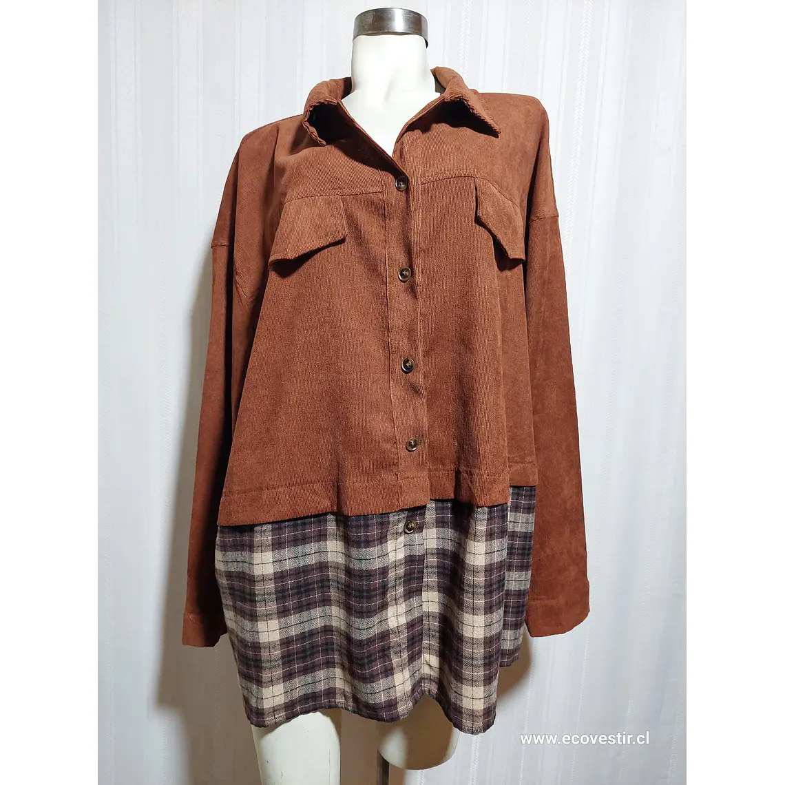 BLUSA CAFE SHEIN  TALLA 4XL 1