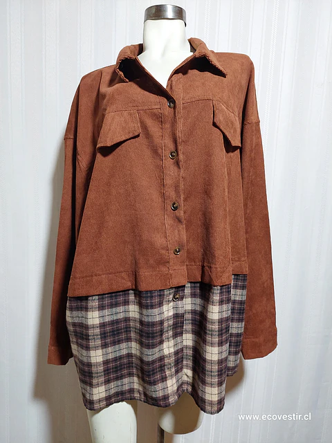 BLUSA CAFE SHEIN  TALLA 4XL
