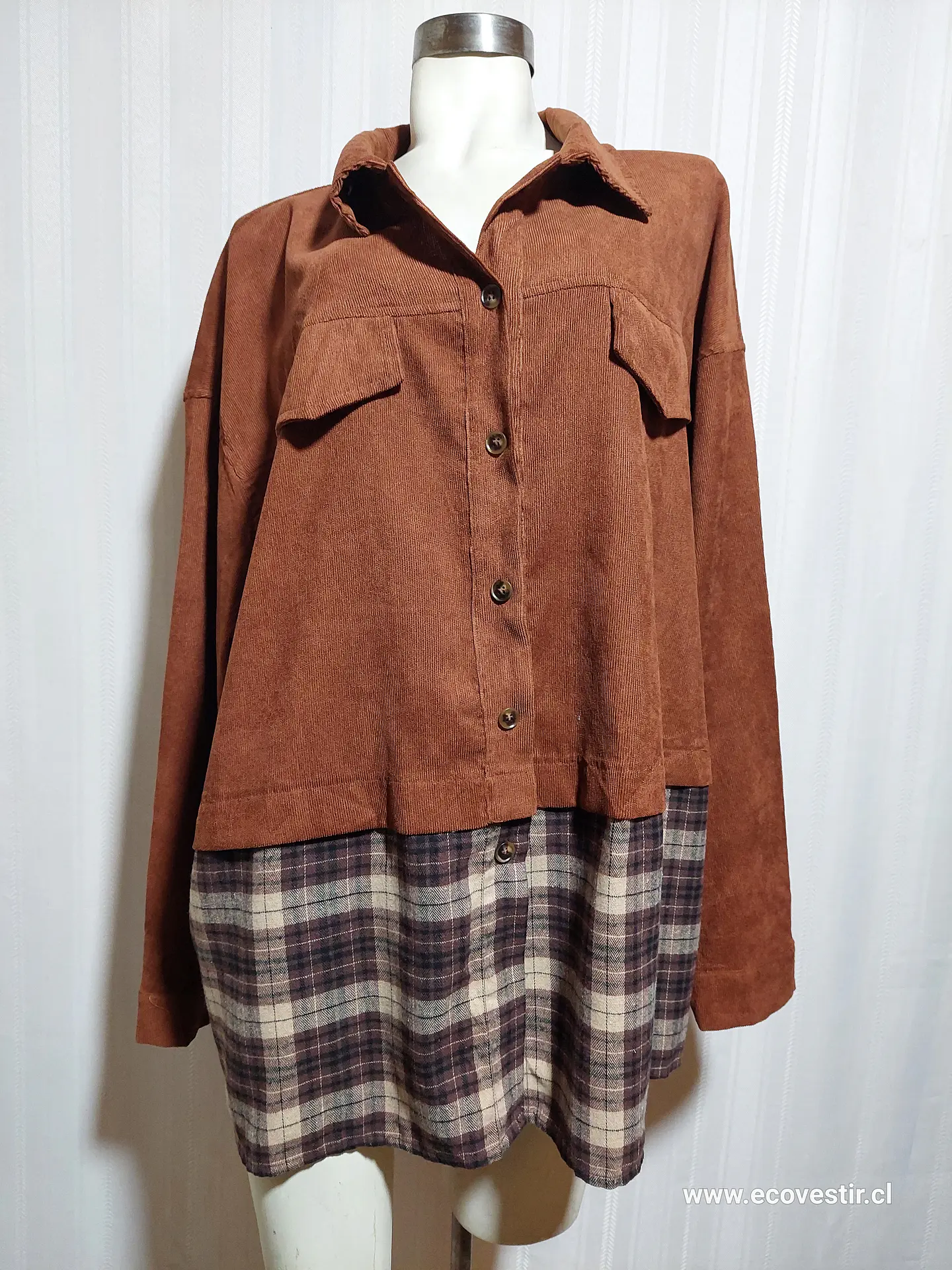 BLUSA CAFE SHEIN  TALLA 4XL 1
