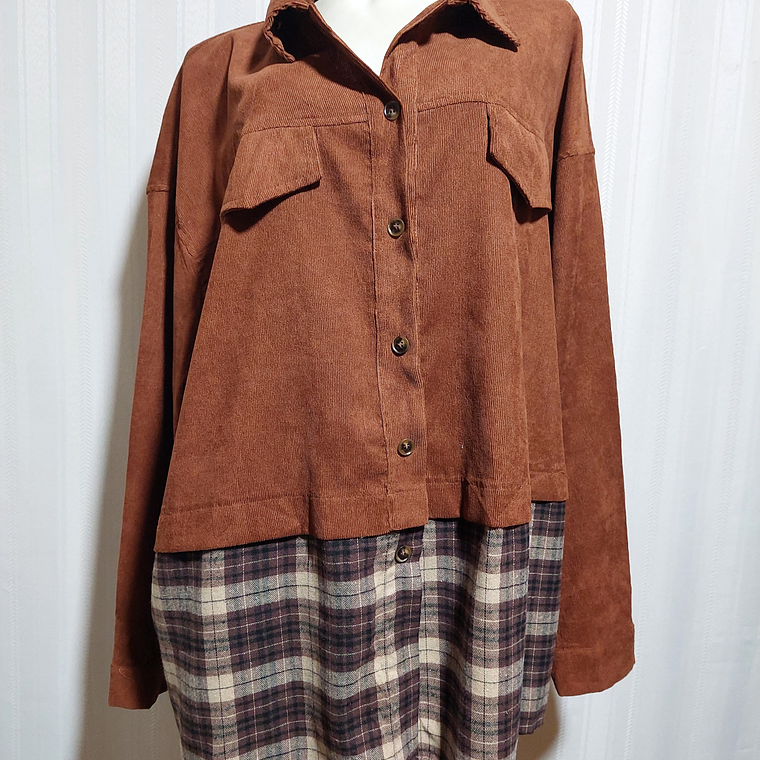 BLUSA CAFE SHEIN  TALLA 4XL 1