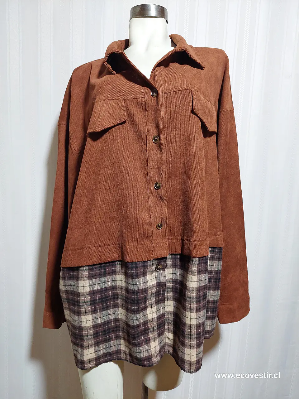 BLUSA CAFE SHEIN  TALLA 4XL 1