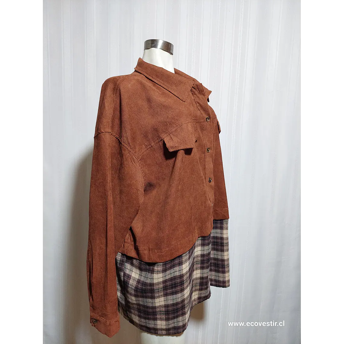 BLUSA CAFE SHEIN  TALLA 4XL 2