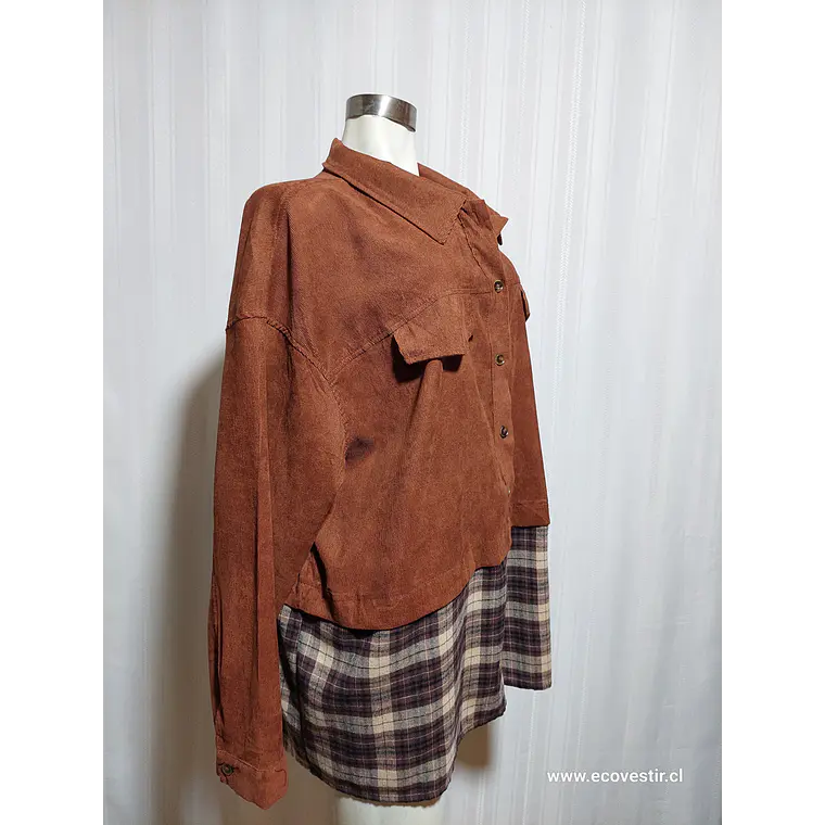 BLUSA CAFE SHEIN  TALLA 4XL 2