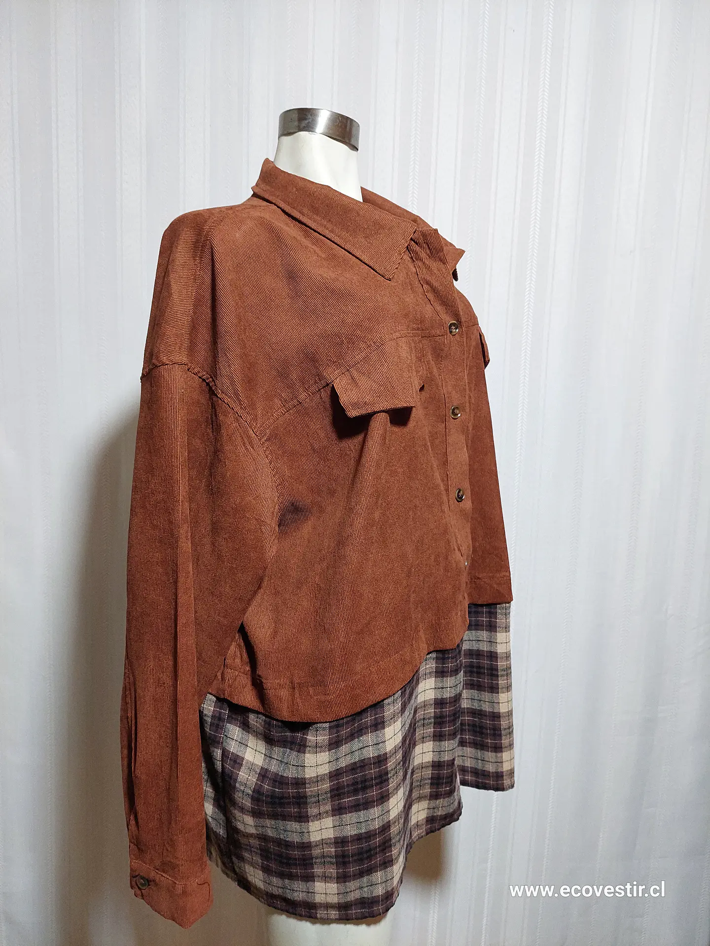 BLUSA CAFE SHEIN  TALLA 4XL 2