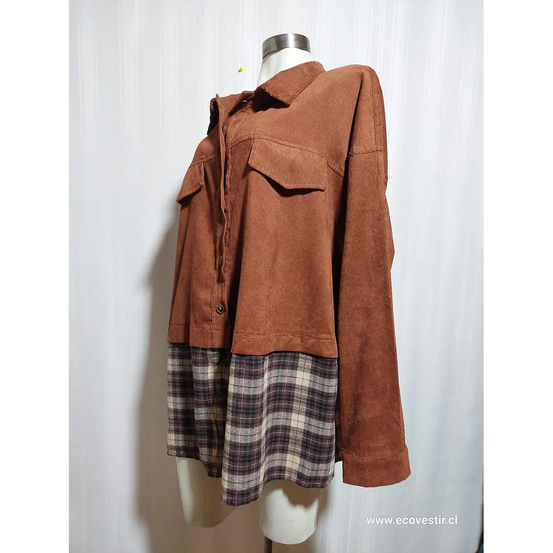 BLUSA CAFE SHEIN  TALLA 4XL 3