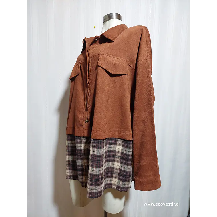 BLUSA CAFE SHEIN  TALLA 4XL 3